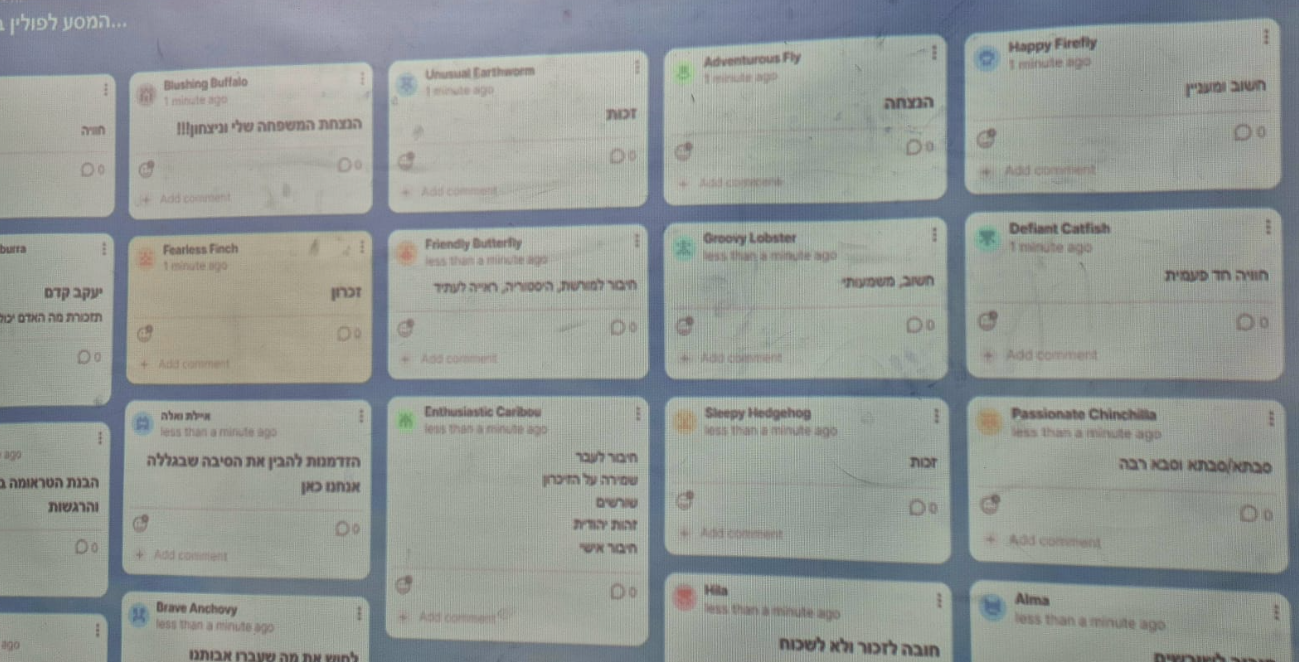 תלמידי שכבת י״א בערב החשיפה למסע לפולין